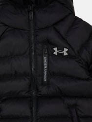 Bunda Under Armour Pronto Chest Zip Puffer Jacket Jr Black