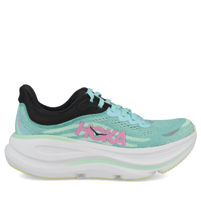 Obuv Hoka Bondi 9 W - modrá/růžová