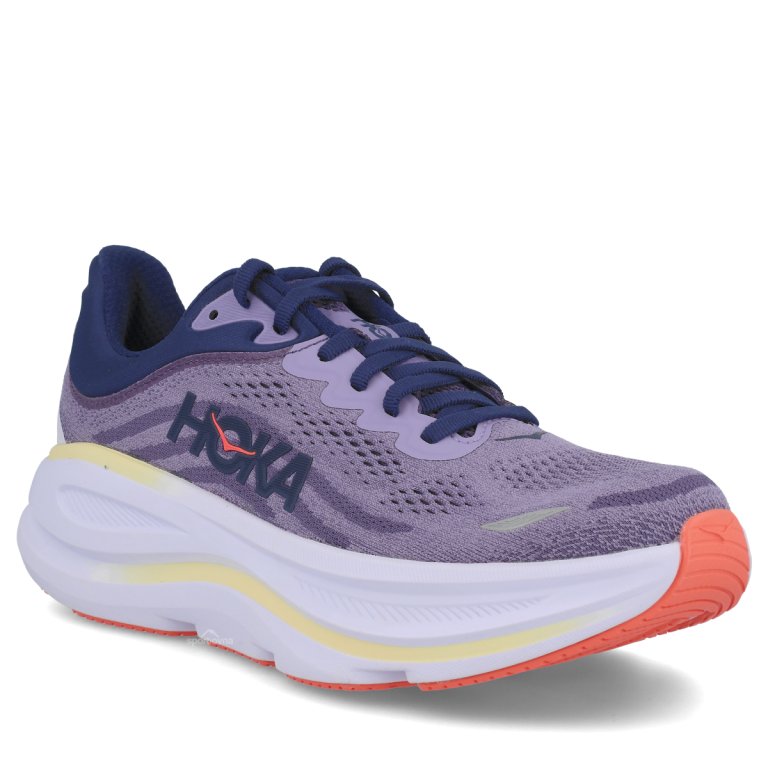 Obuv Hoka Bondi 9 W - fialová/oranžová