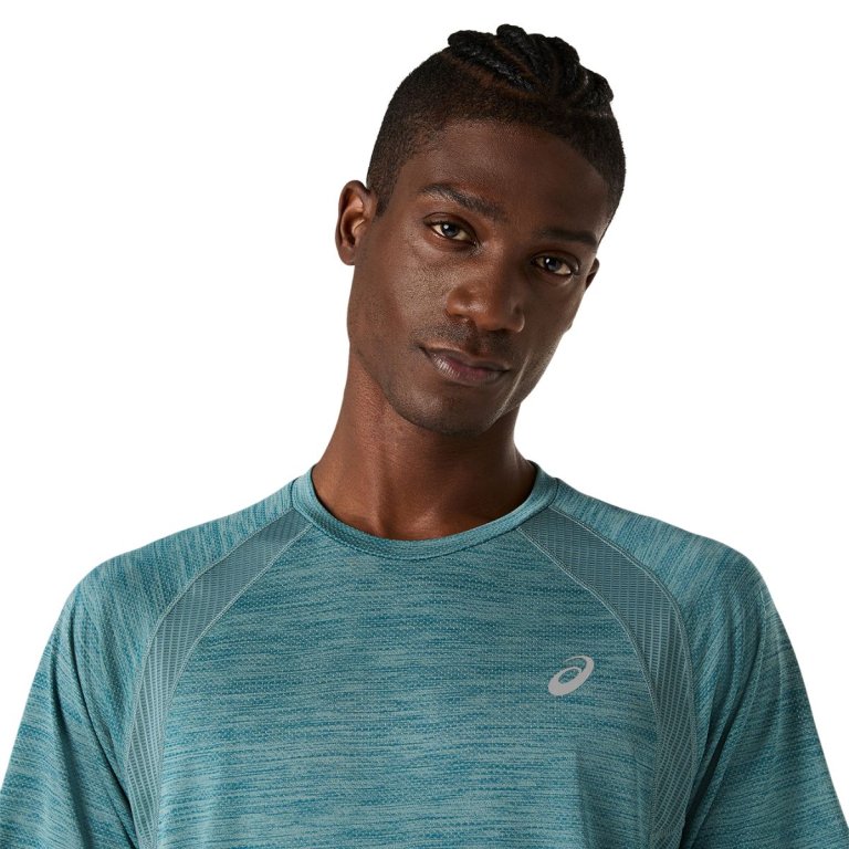Tričko Asics Road SS Top M – modré