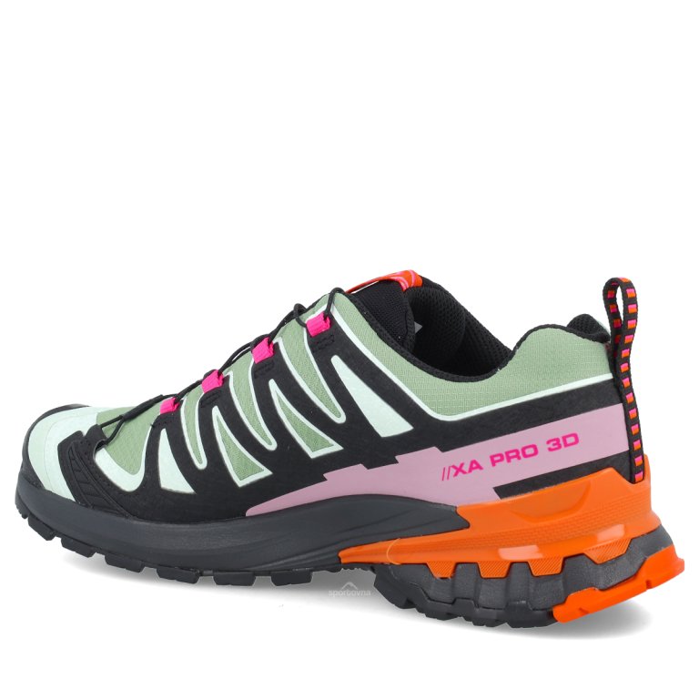 Взуття Salomon Xa Pro 3D V9 Gtx Icon W — чорна/зелена/помаранчева