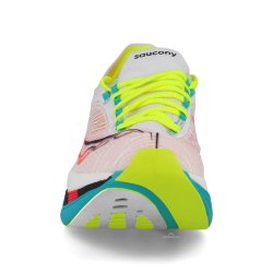 Obuv Saucony Endorphin Elite 2 - biela/modrá/žltá