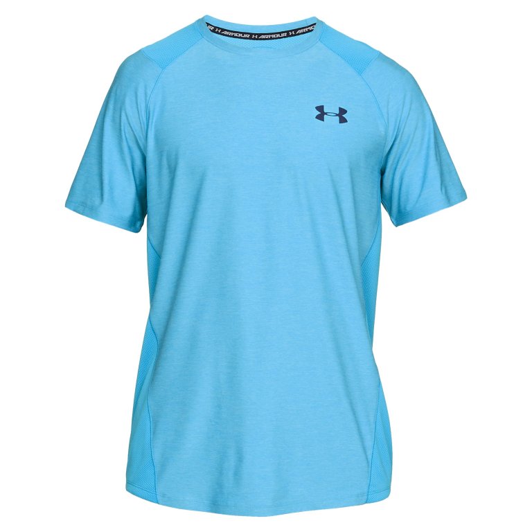 Футболка Under Armour MK1 SS - світло-блакитна
