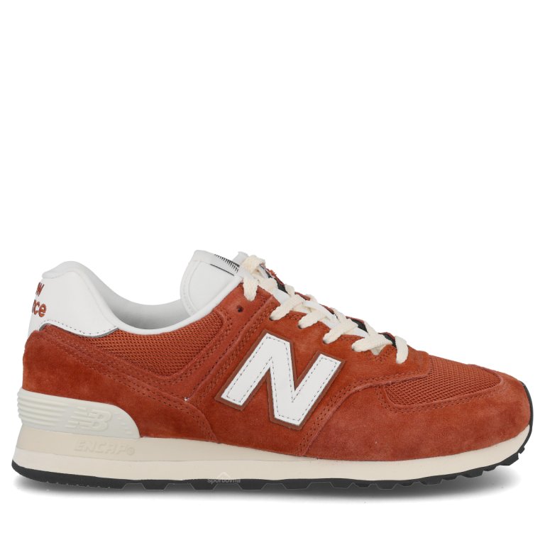 Topánky Snkrs New Balance 574 – oranžové/hnedé