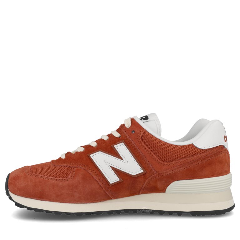 Topánky Snkrs New Balance 574 – oranžové/hnedé