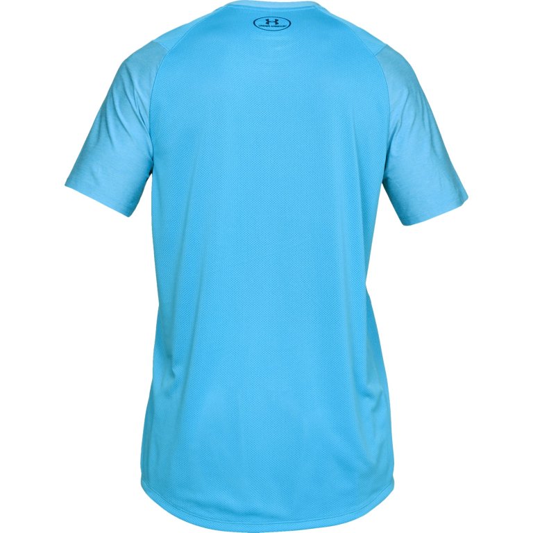 Футболка Under Armour MK1 SS - світло-блакитна