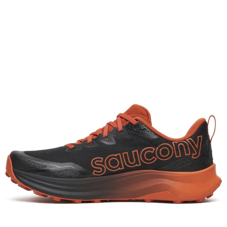 Obuv Saucony Peregrine 16 M - černá/oranžová