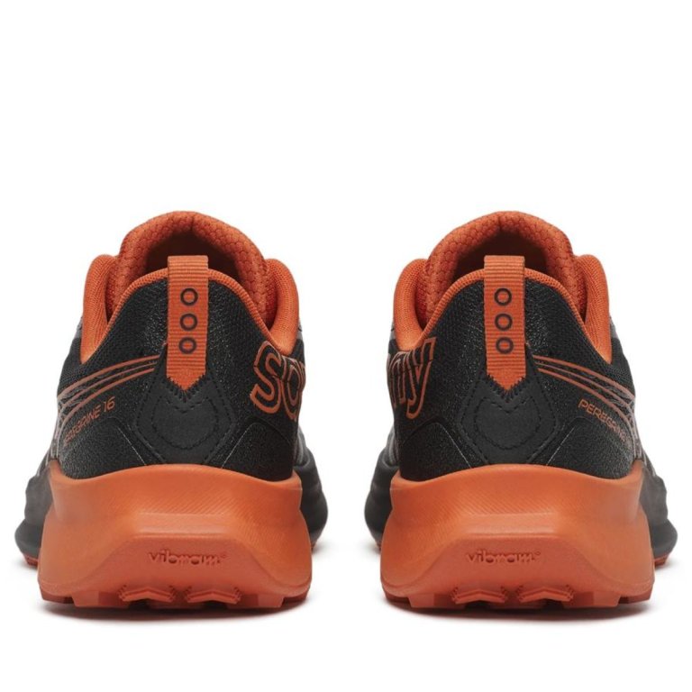 Obuv Saucony Peregrine 16 M - černá/oranžová