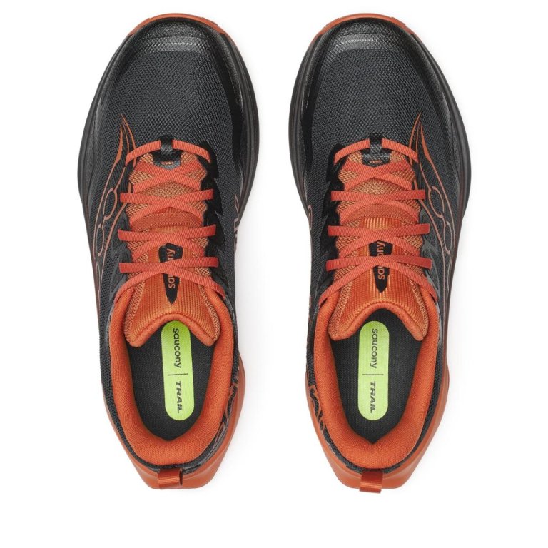 Obuv Saucony Peregrine 16 M - černá/oranžová