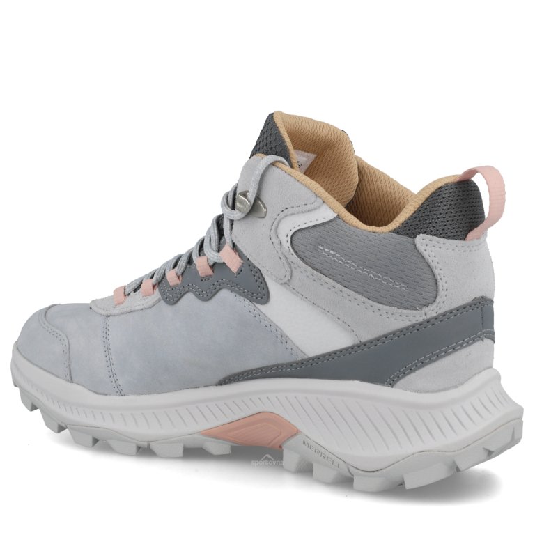 Черевики Merrell Speed Strike 2 Mid Ltr WP W - сіро/рожеві