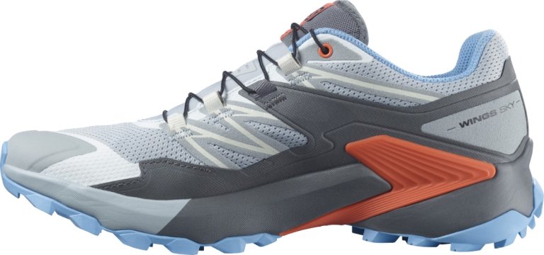 Взуття Salomon WINGS SKY W - сірий/синій/помаранчевий