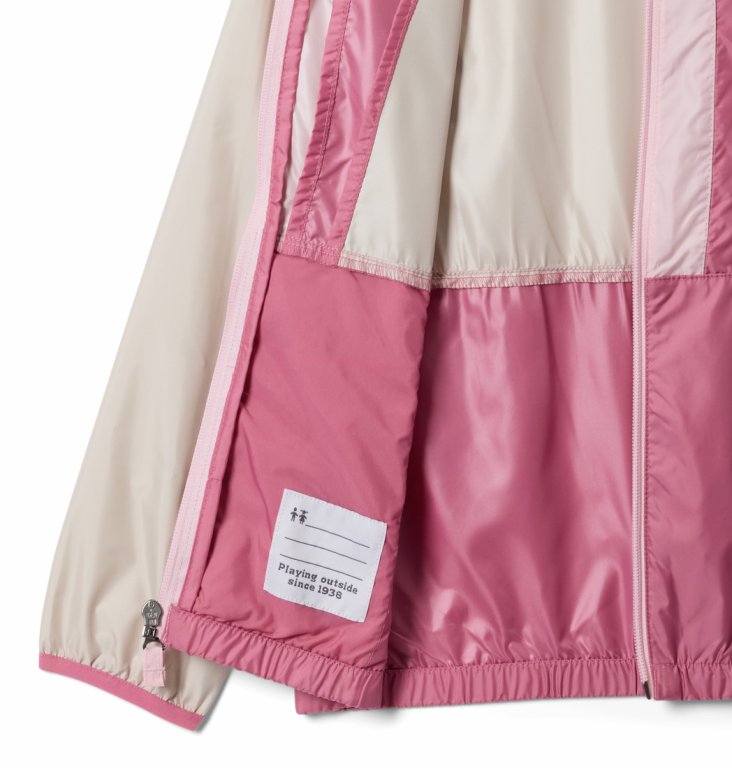 Bunda Columbia Back Bowl™ II Hooded Windbreaker J - růžová