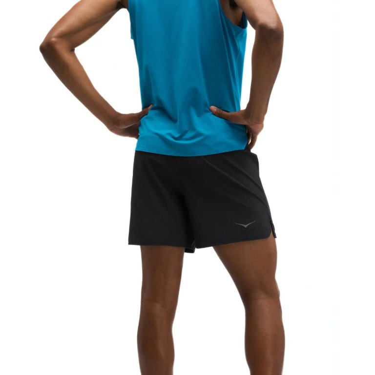 Kraťasy Hoka Glide Short 5'' Brief M - černá