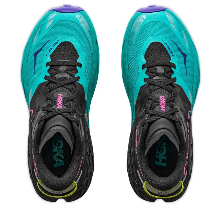 Obuv Hoka Speedgoat 7 W - černá/modrá