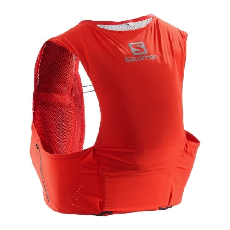 Рюкзак Salomon S/LAB SENSE ULTRA 5 з флягами 2020 - червоний