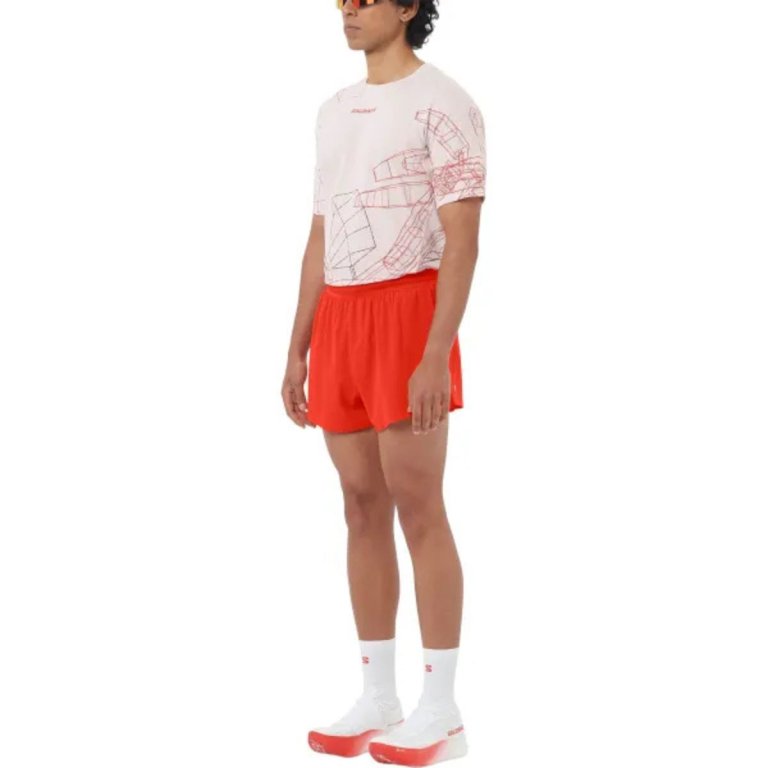 Tričko Salomon S/LAB Speed Tee M - bílá