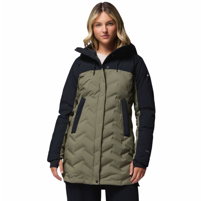 Куртка Columbia Mountain Croo™ III Mid Down Jacket W - зелено/чорна