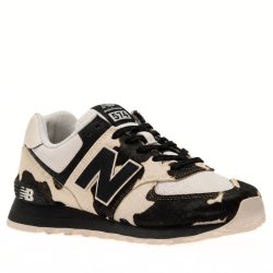 Obuv New Balance 574's W - černá/béžová