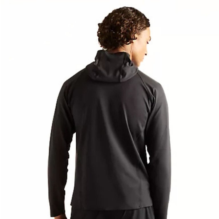 Mikina New Balance Reflective Run Hoodie M - černá