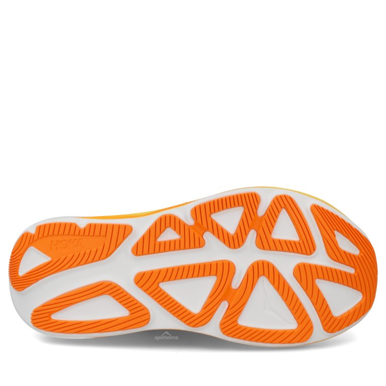 Кросівки Hoka Clifton Pro Wide M — сіро/помаранчеві