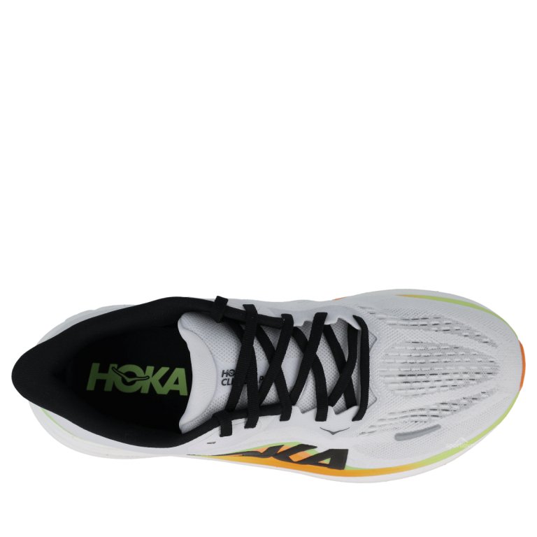 Кросівки Hoka Clifton Pro Wide M — сіро/помаранчеві