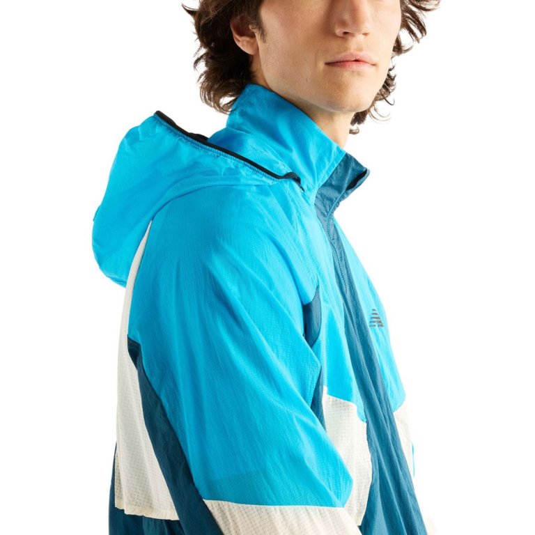 Bunda New Balance RC Jacket M - modrá