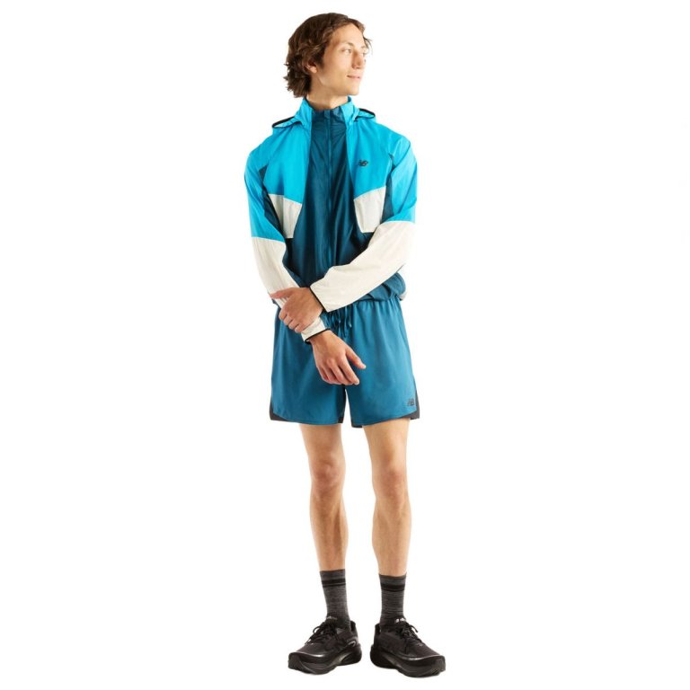 Bunda New Balance RC Jacket M - modrá