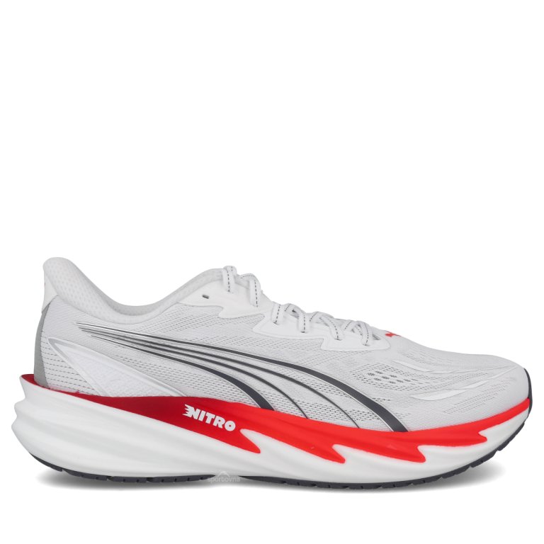 Взуття Puma Velocity Nitro 5 M — біле/червоне