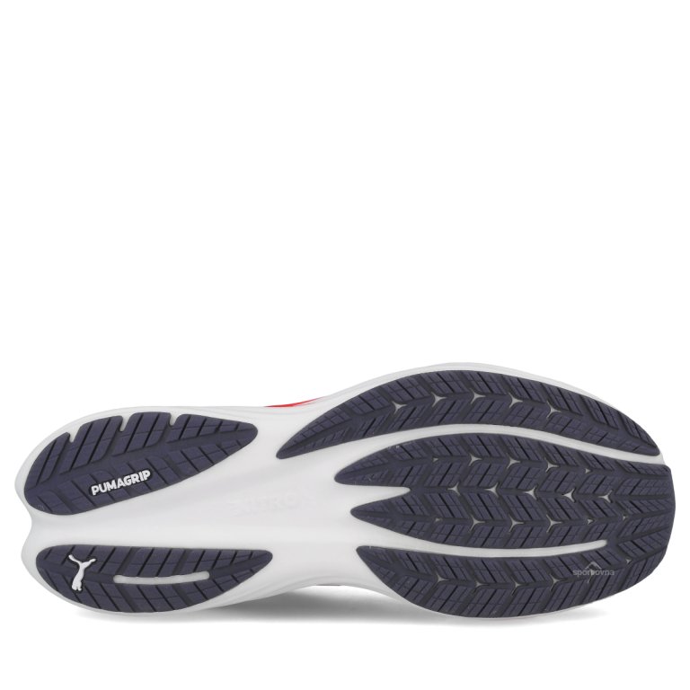Взуття Puma Velocity Nitro 5 M — біле/червоне