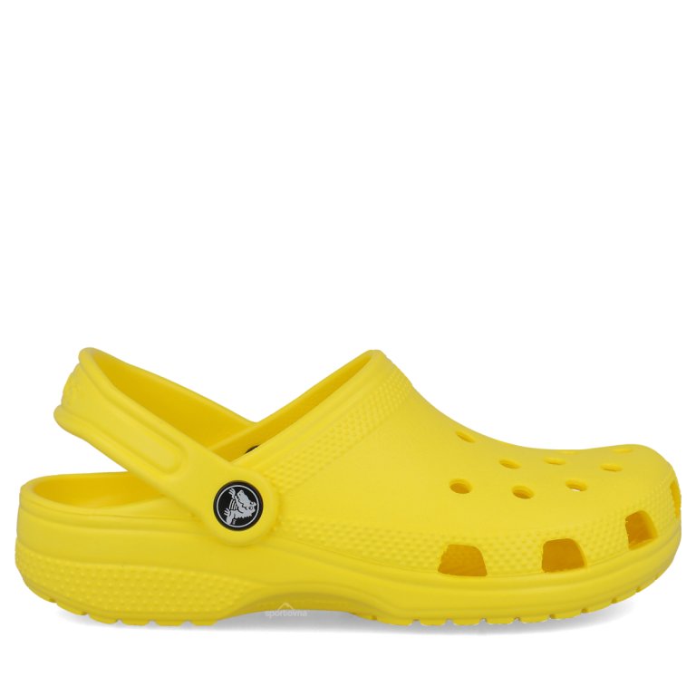 Obuv Crocs Classic Clog J - žlutá