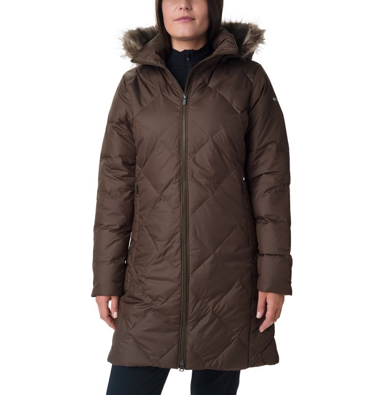 Пальто Columbia Icy Heights™ II середньої довжини W - коричневий