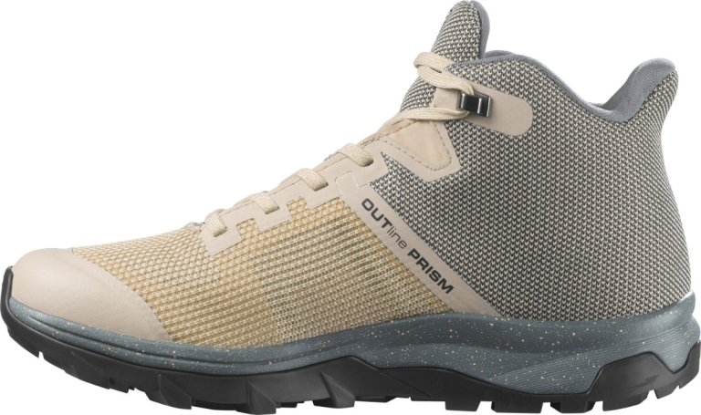 Взуття Salomon OUTLINE PRISM MID GTX W - коричневий / сірий