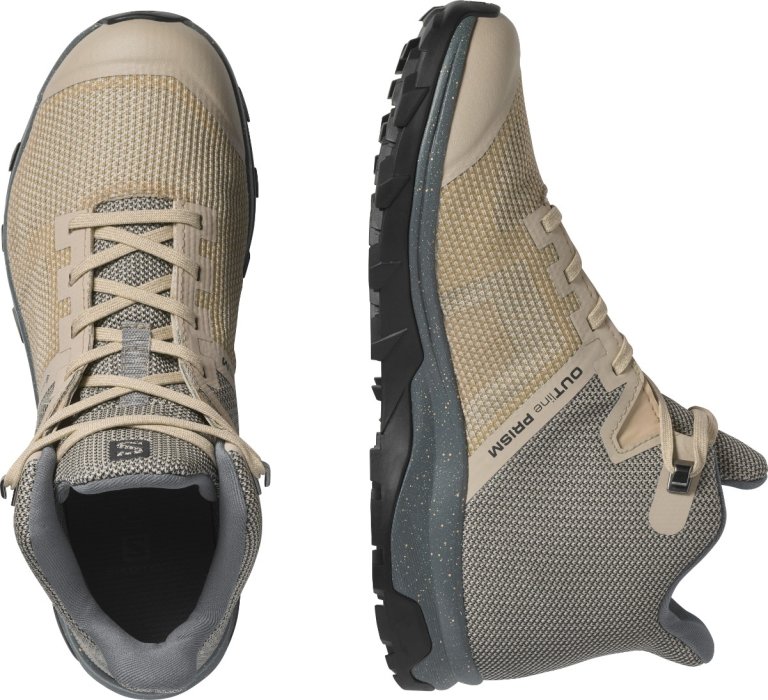 Взуття Salomon OUTLINE PRISM MID GTX W - коричневий / сірий