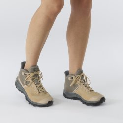 Взуття Salomon OUTLINE PRISM MID GTX W - коричневий / сірий