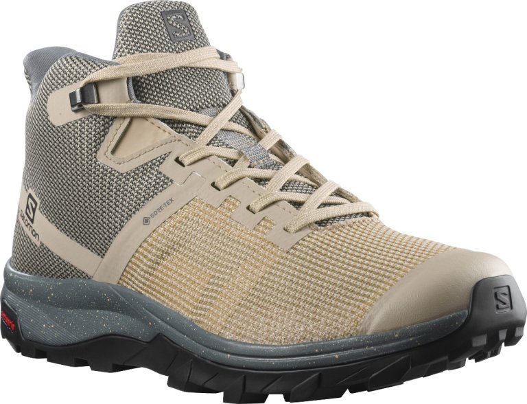 Взуття Salomon OUTLINE PRISM MID GTX W - коричневий / сірий