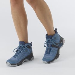 Взуття Salomon X Ultra 4 Mid GTX W - сині/чорні