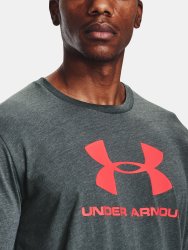 Triko Under Armour SPORTSTYLE LOGO SS - šedá