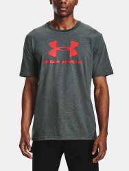 Triko Under Armour SPORTSTYLE LOGO SS - šedá
