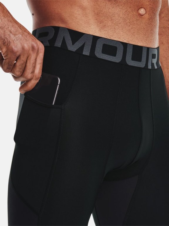 Легінси чоловічі Under Armour HG Armour 3/4 - чорні
