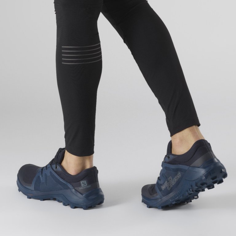 Obuv Salomon WILDCROSS GTX M - modrá
