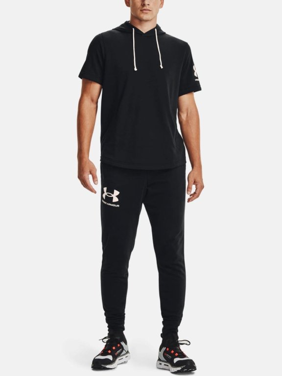 Штани спортивнічоловічі чоловічі Under Armour Rival - чорні
