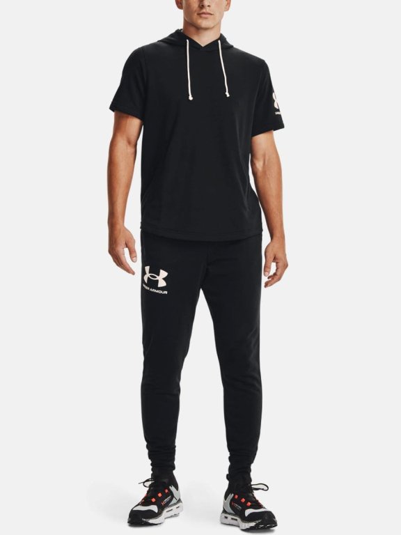 Штани спортивнічоловічі чоловічі Under Armour Rival - чорні