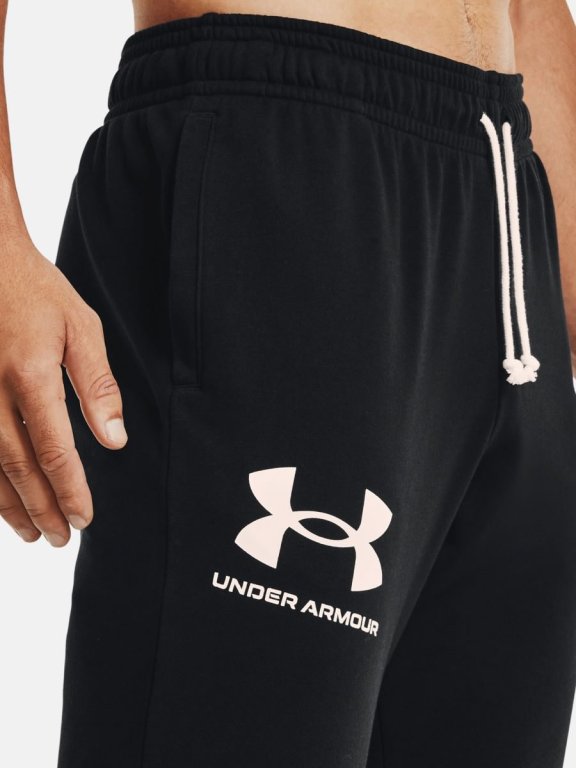Штани спортивнічоловічі чоловічі Under Armour Rival - чорні