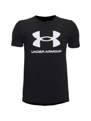 Футболка Under Armour Sportstyle Logo SS - чорна