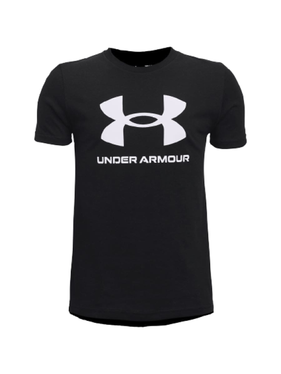 Футболка Under Armour Sportstyle Logo SS - чорна