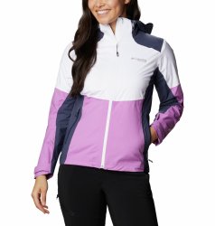 Куртка Columbia Titan Pass™ 2.5 L Shell W Jacket - білий/фіолетовий/темно-синій