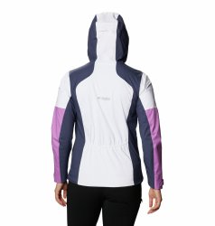 Куртка Columbia Titan Pass™ 2.5 L Shell W Jacket - білий/фіолетовий/темно-синій