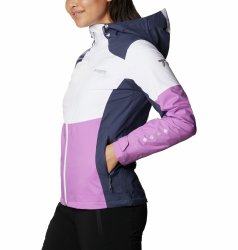 Куртка Columbia Titan Pass™ 2.5 L Shell W Jacket - білий/фіолетовий/темно-синій