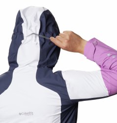Куртка Columbia Titan Pass™ 2.5 L Shell W Jacket - білий/фіолетовий/темно-синій