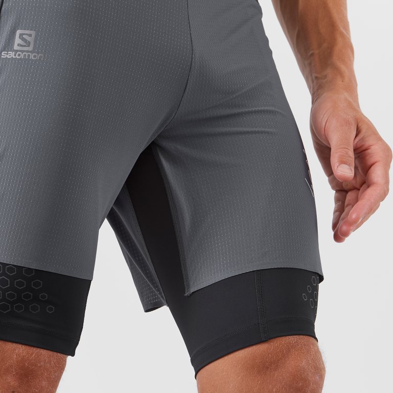 Salomon Exo Motion TW Short M - сірий / чорний
